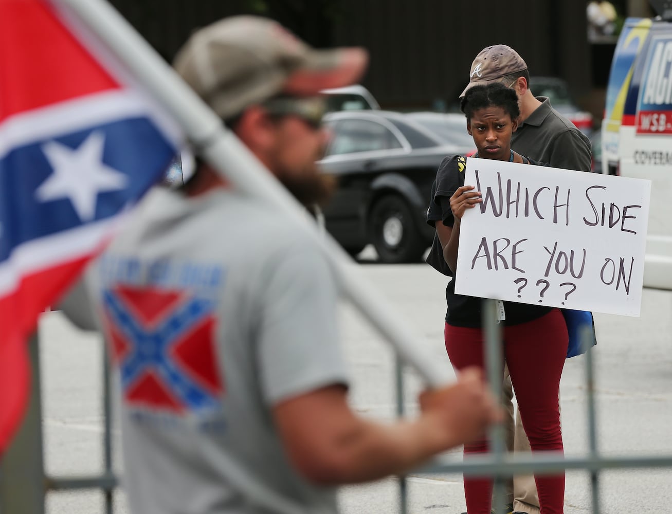 Confederate flag rally