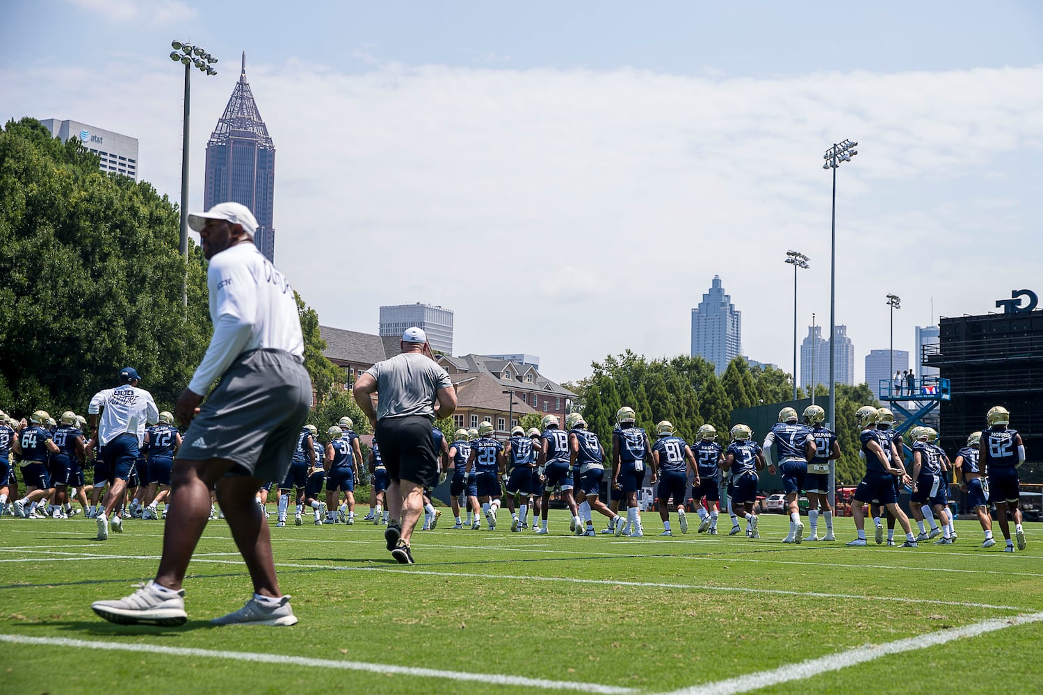 Photos: New coach Geoff Collins has Georgia Tech on the field