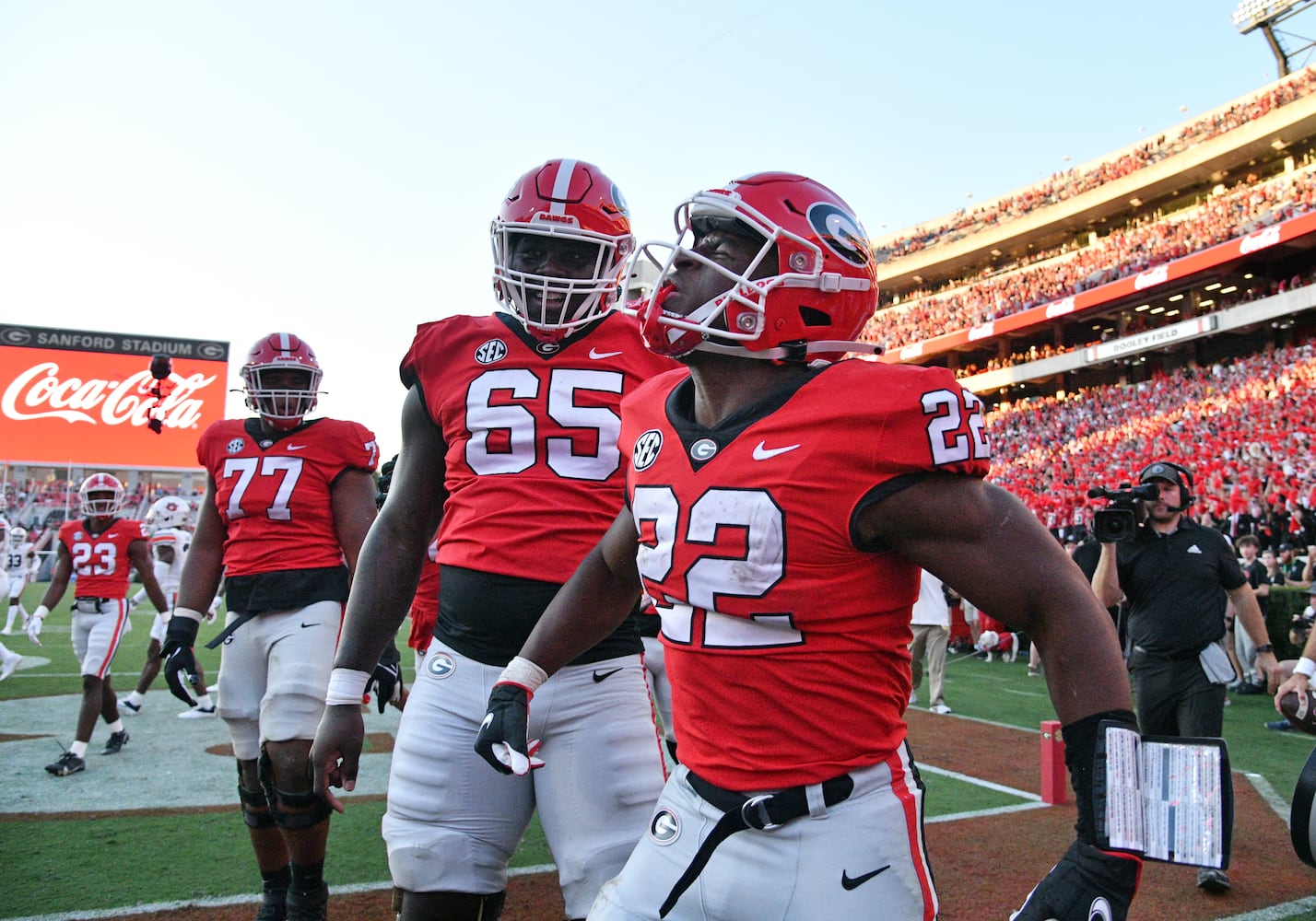 Georgia vs Auburn football