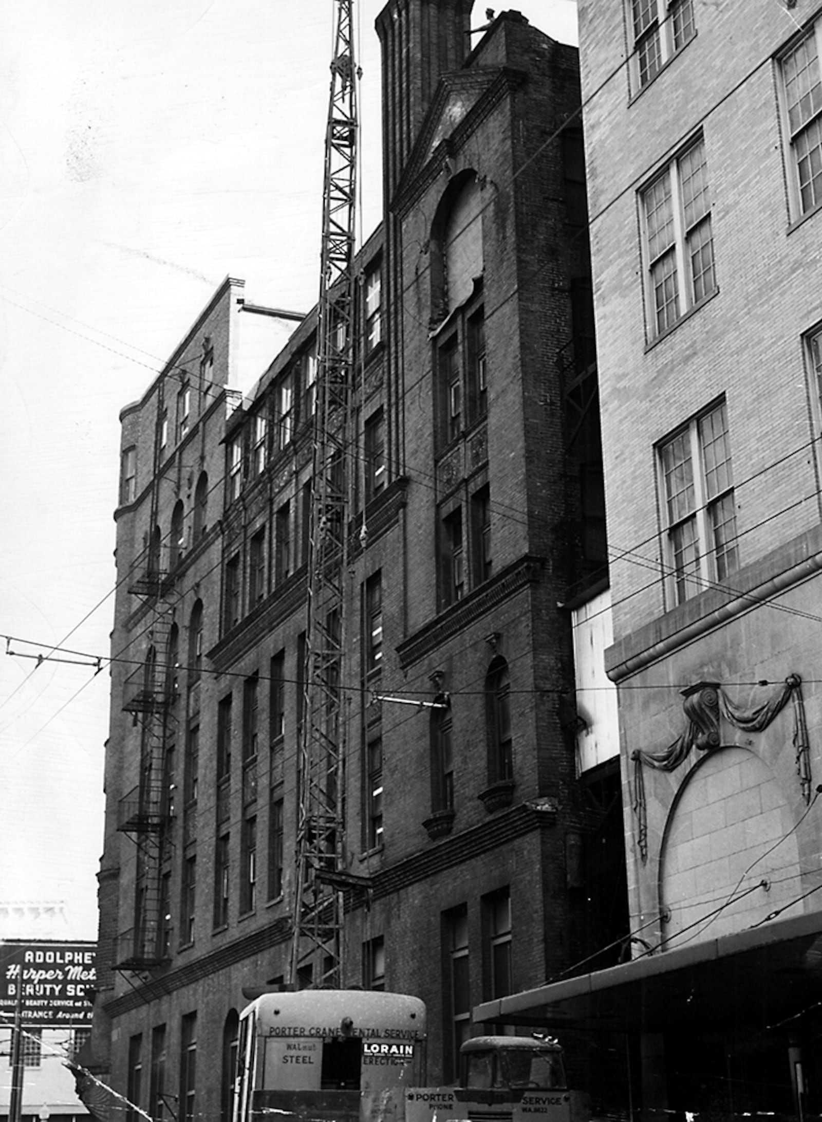 After 1947, the abandoned Constitution building on Alabama Street continued to be used by Rich’s. It was demolished in 1967. (AJC file)