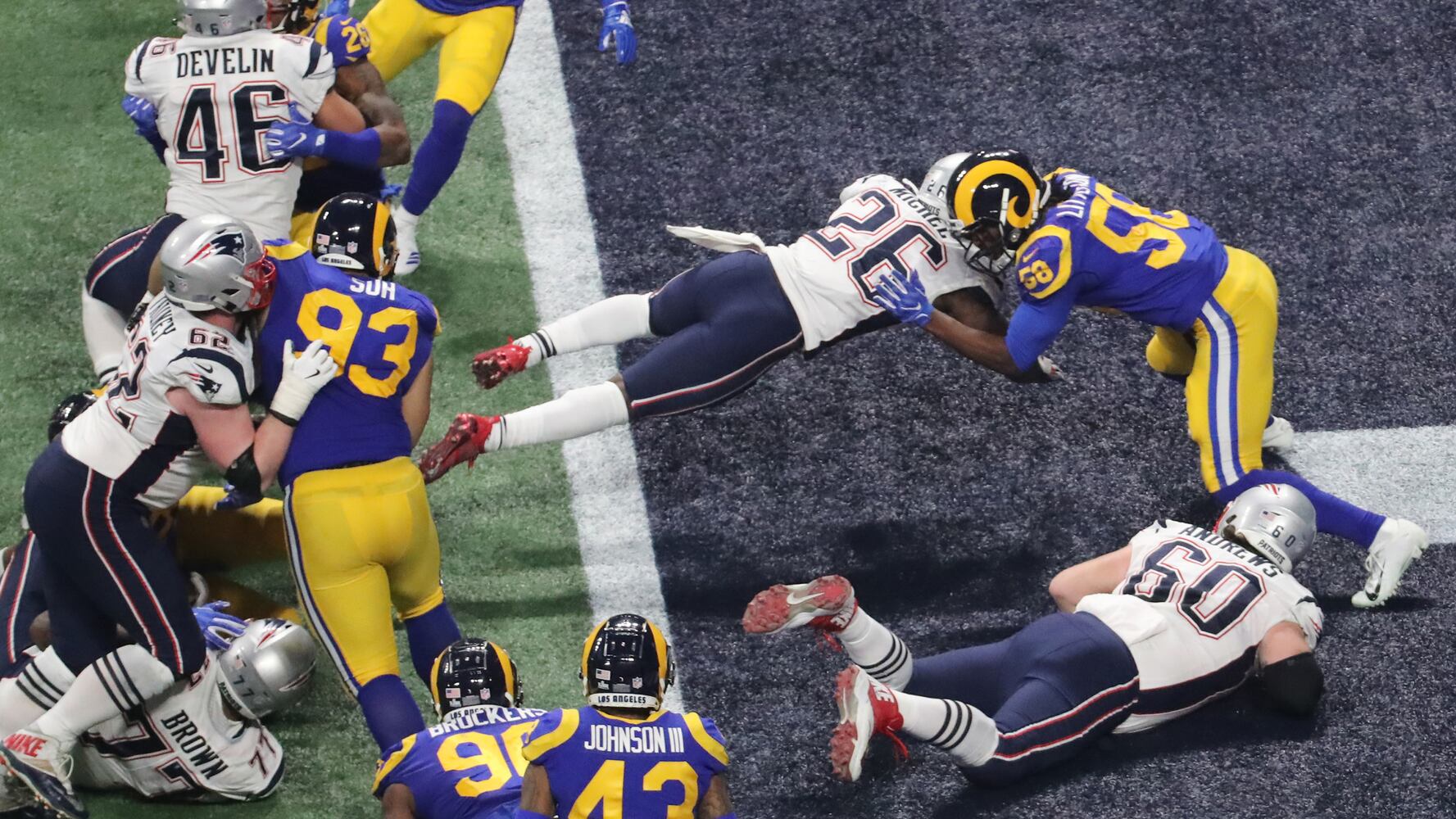 Sony Michel's Super Bowl performance