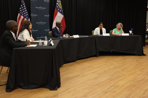 U.S. Sen. Raphael Warnock holds a Senate Aging Committee field hearing in Fayetteville. Special. 