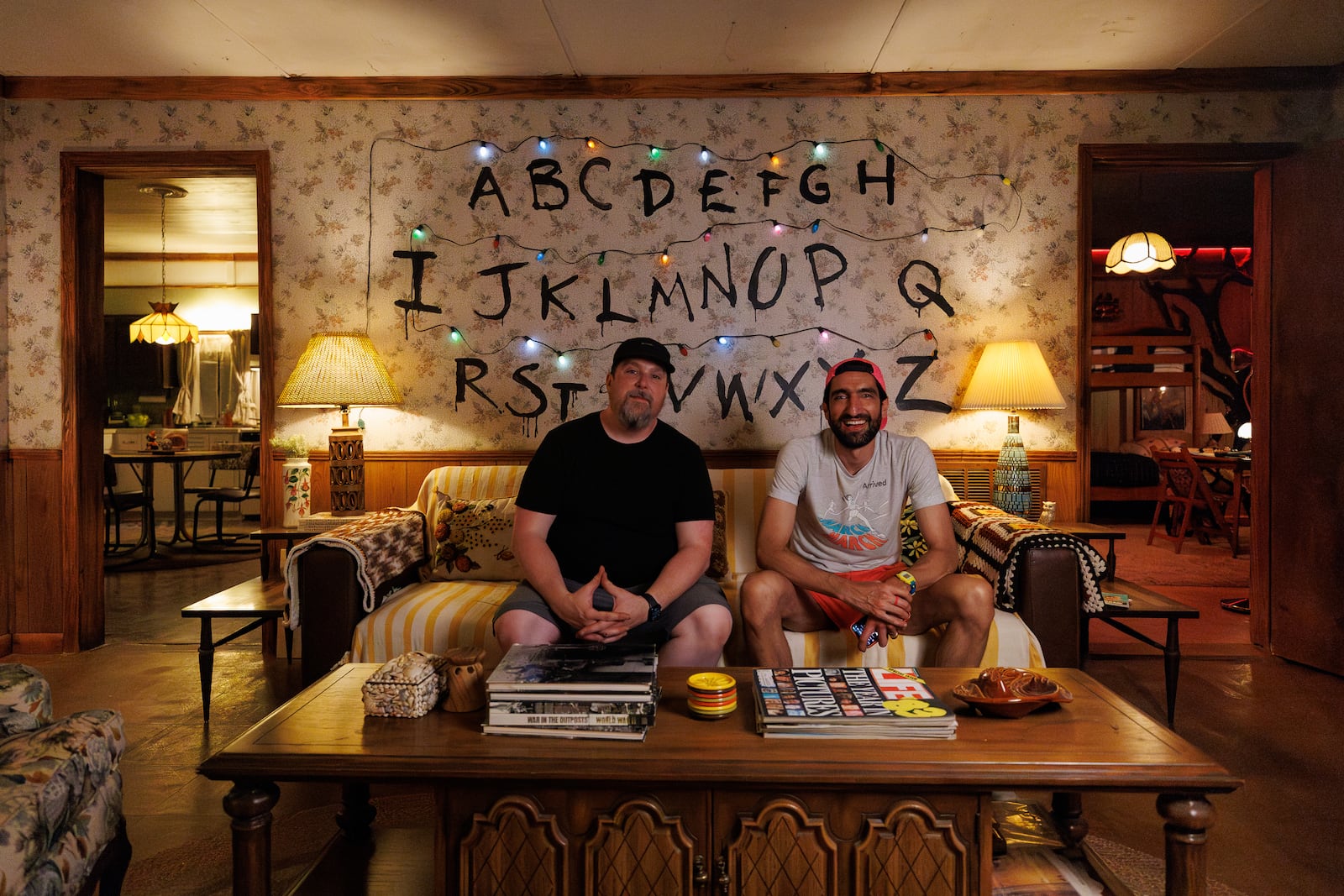 Bret Newman and Alejandro Chouza of the company Arrived inside the Fayetteville home in the first three seasons of "Stranger Things." Arrived purchased and renovated the space to turn it into a "Stranger Things" immersive Airbnb experience starting Oct. 29, 2024. ARRIVED