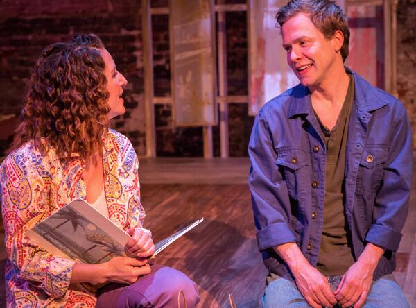 Clifton Guterman, seen here in the 2017 Theatrical Outfit production of “Boy” with Annie York, has helped develop a new play-reading project. PHOTO CREDIT: David Woolf Photography