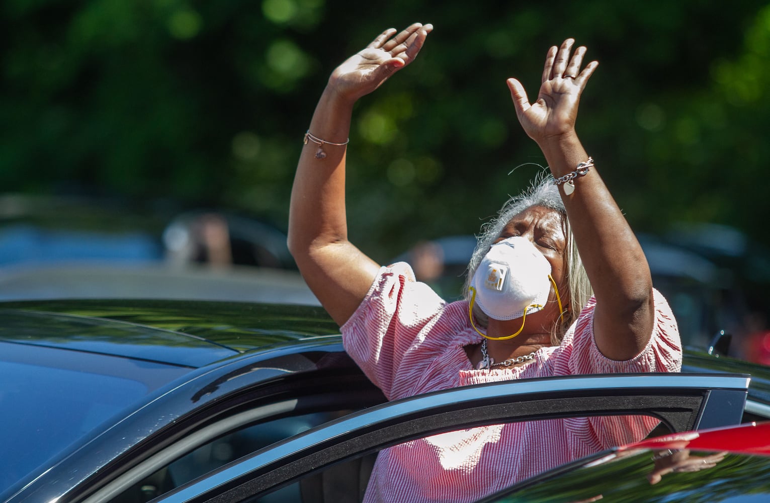 PHOTOS: Drive-thru service at New Beginning Full Gospel Baptist Church