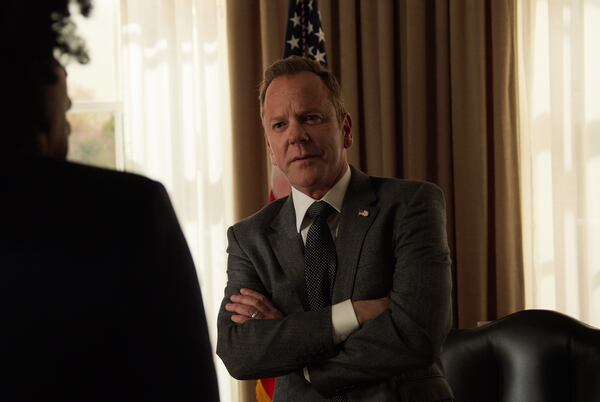 Kiefer Sutherland as Tom Kirkman in "Designated Survivor," which aired on ABC, then Netflix. NETFLIX