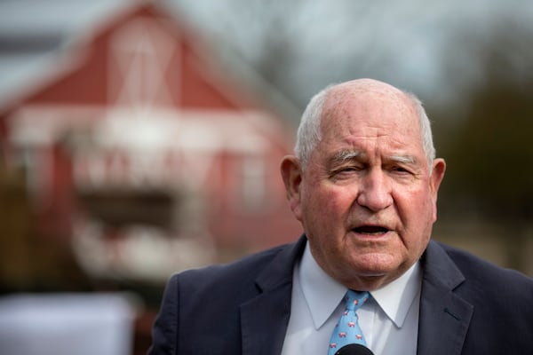 Former U.S. Secretary of Agriculture Sonny Perdue is a contender for chancellor of Georgia's public university system. (AJC file photo/Stephen B. Morton)