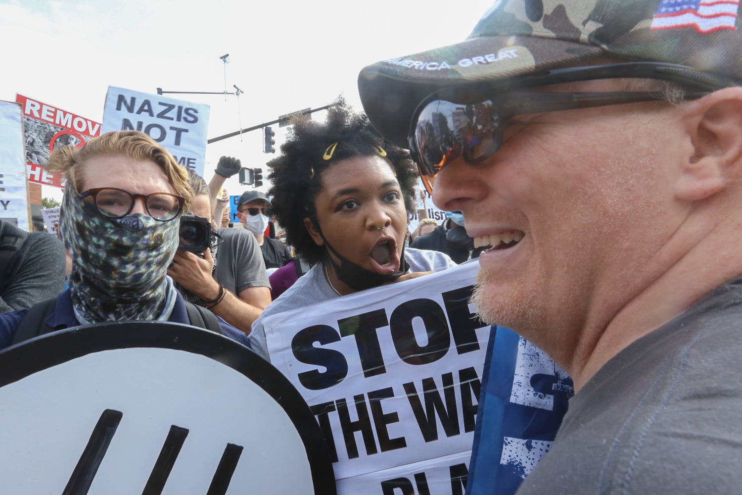 Stone mountain protest