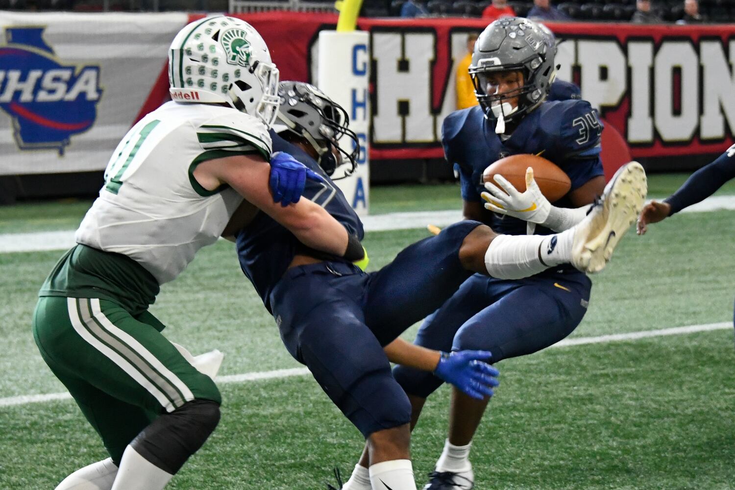 Photos: Day 2 of HS state title games at Mercedes-Benz Stadium