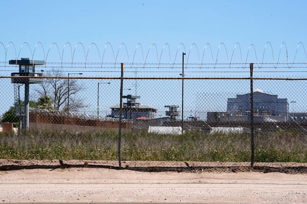 The Arizona State Prison is shown Wednesday, March 19, 2025 in Florence, Ariz. where inmate Aaron Brian Gunches was executed. (AP Photo/Darryl Webb)