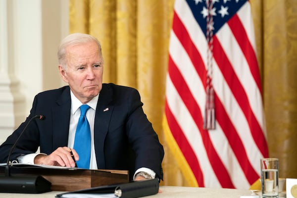 President Joe Biden will deliver remarks on the economy today during the National Association of Counties’ legislative conference in Washington. (Sarah Silbiger/The New York Times)