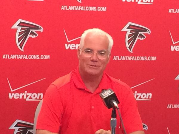 Falcons coach Mike Smith.