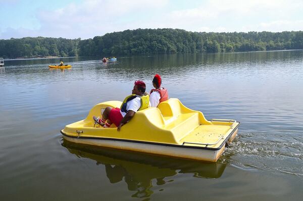 Recreation at Sweetwater Creek State Park has everything from fishing to paddle boating and fun for the whole family. CONTRIBUTED BY GEORGIA DNR