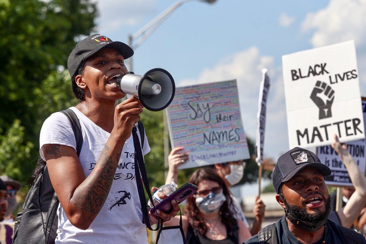 PHOTOS: Protesters gather in Atlanta over Friday’s police shooting