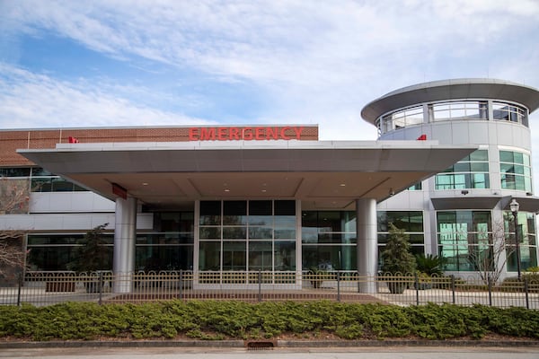 The emergency room at Tanner Health System in Carrollton had another tough week amid the surge, with 47 patients waiting for beds throughout the the health system on Monday. (Alyssa Pointer / Alyssa.Pointer@ajc.com)