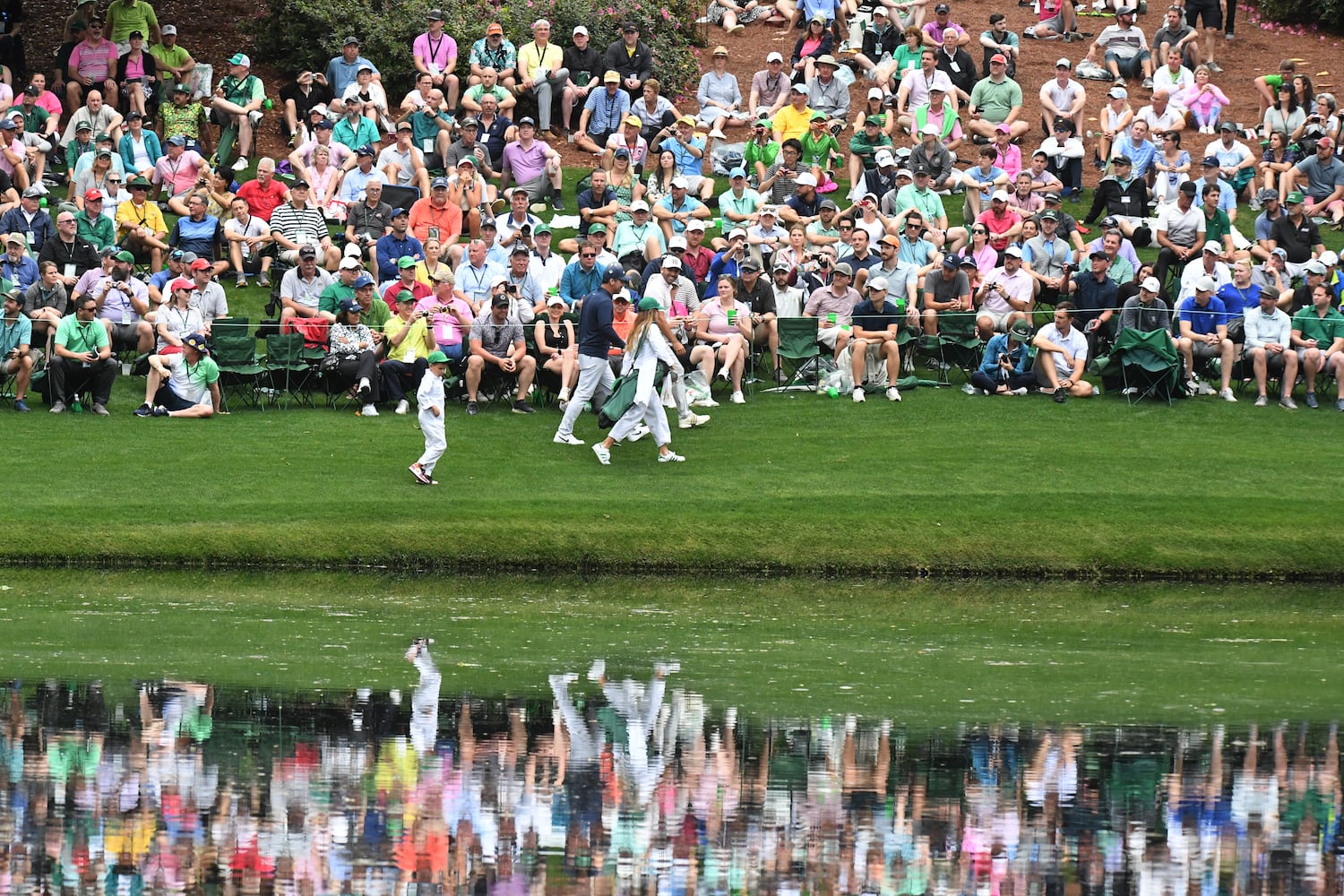 Practice round for the Masters