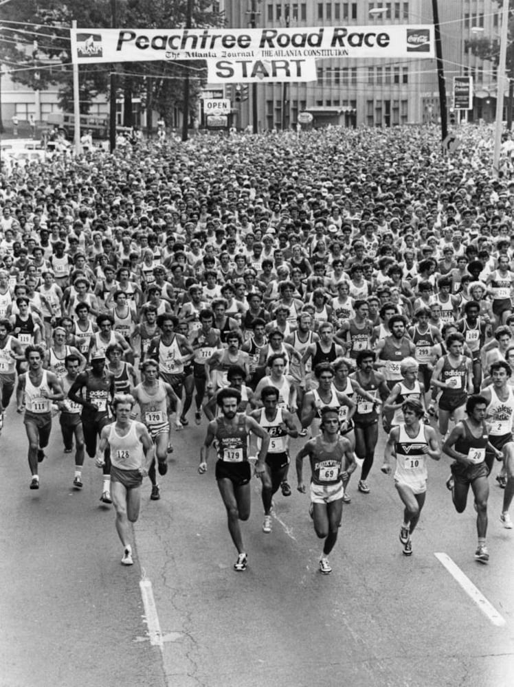 1981 -- Peachtree Road Race through the years