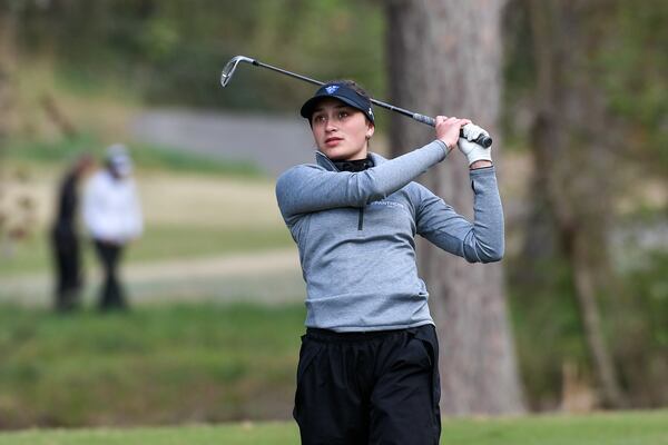 Georgia State freshman Mahina Leveau was named the Sun Belt Conference Golfer of the Week after she tied for second at the 2021 Georgia State Invitational.