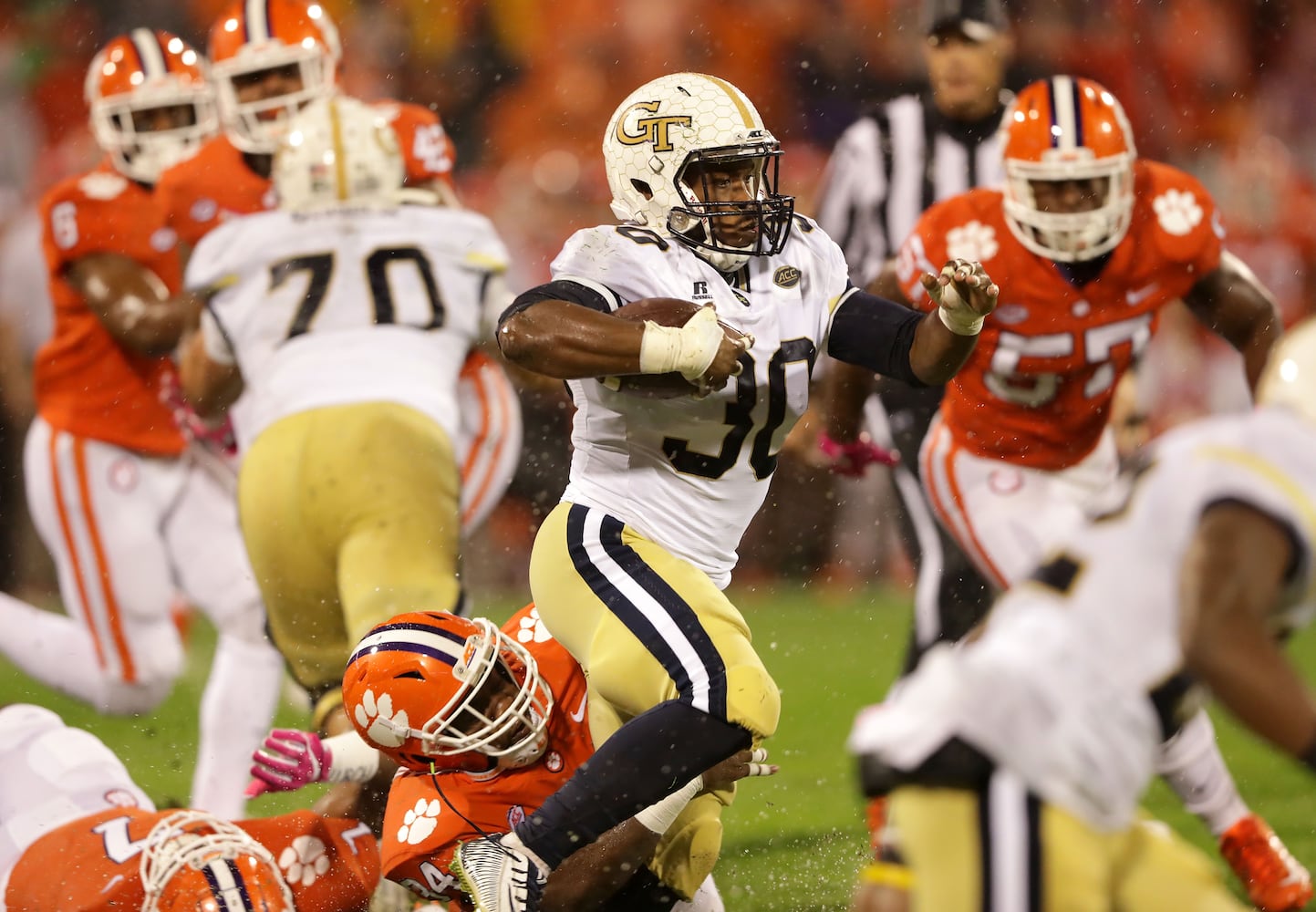 Georgia Tech plays Clemson