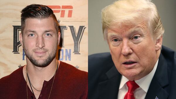 President Donald Trump will have to give up a Broncos helmet worn and signed by Tim Tebow as part of a settlement in which he agreed to shut down foundation.