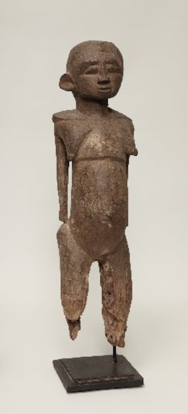 This female figure (circa 1875-1925) by a Lobi artist from Burkina Faso is included in "African Art: Building the Collection."