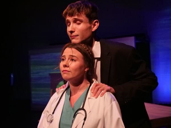 Megan Poole with Pascal Portney in "Butterfly." Courtesy of Windmill Arts Productions