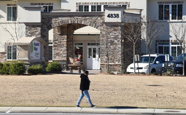 Exterior of Provident Village at Creekside in Smyrna. (Hyosub Shin / Hyosub.Shin@ajc.com)