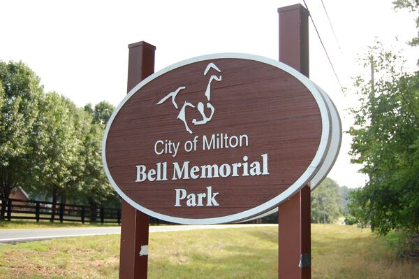 The Milton City Council recently approved a contract to repair water damage at Bell Memorial Park. Courtesy City of Milton