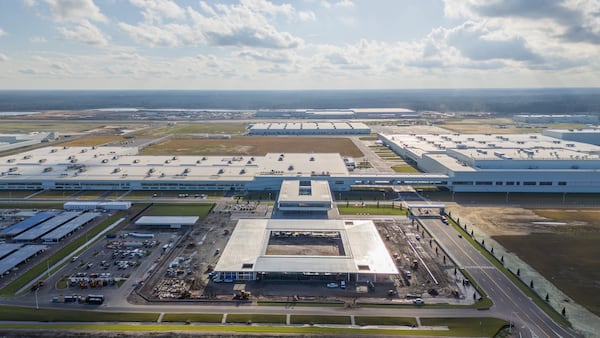 The Hyundai Metaplant, an electric vehicle assembly factory, opened in October 2024 along I-16 west of Savannah. President Donald Trump's plans would roll back green energy incentives implemented by the Biden administration. (Courtesy of HMGMA)