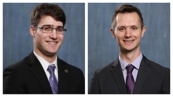 University of Georgia School of Law students Michael Sloman (left) and Taran Harmon-Walker (right)