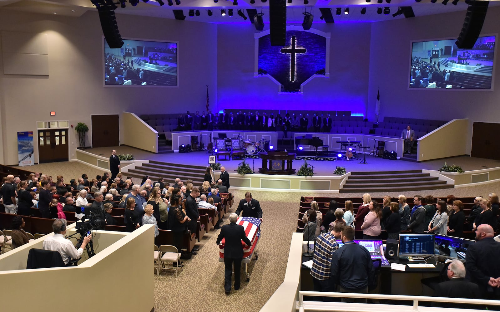 Photos: The funeral for Henry officer Michael Smith