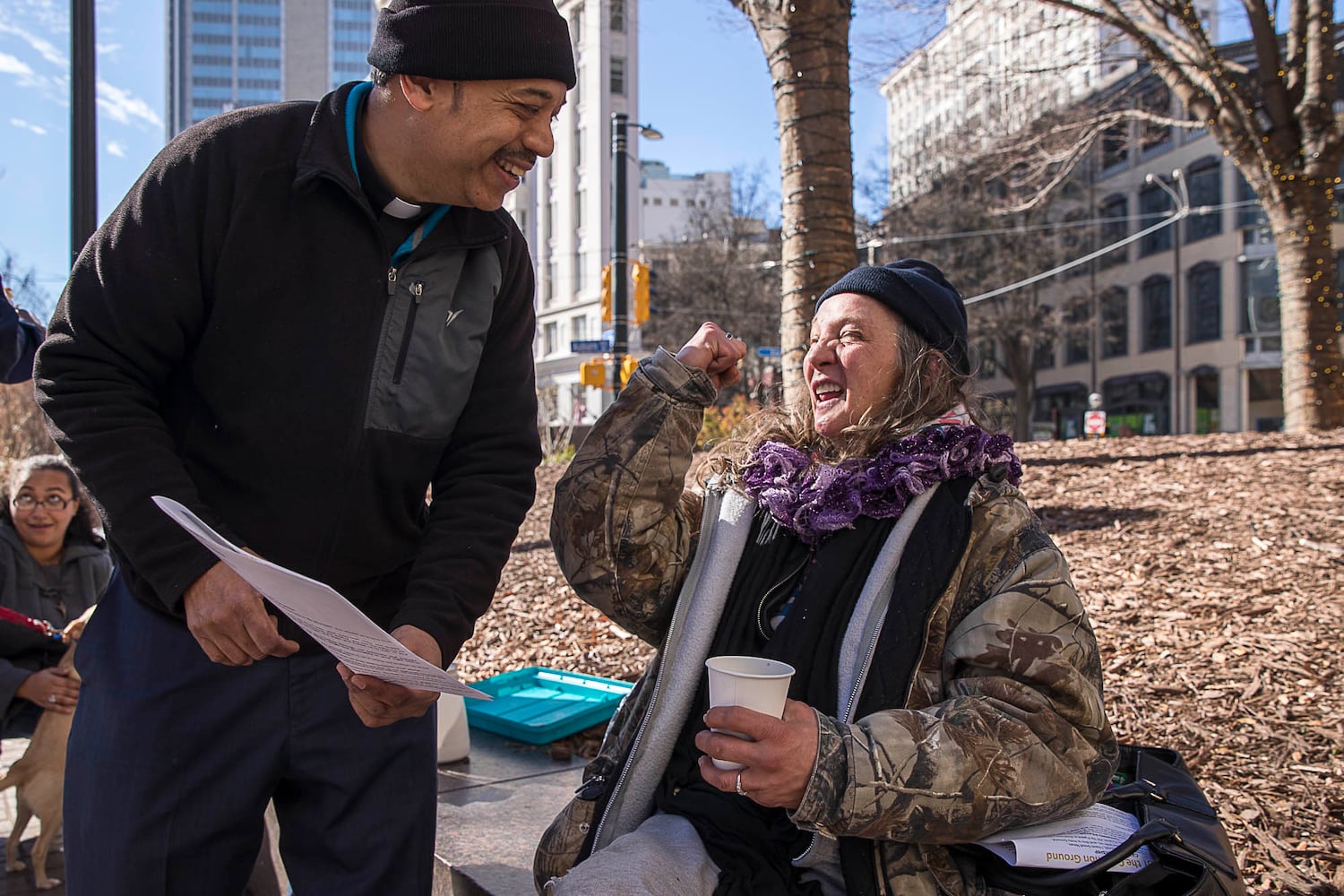 PHOTOS: Church celebrates Christmas with homeless