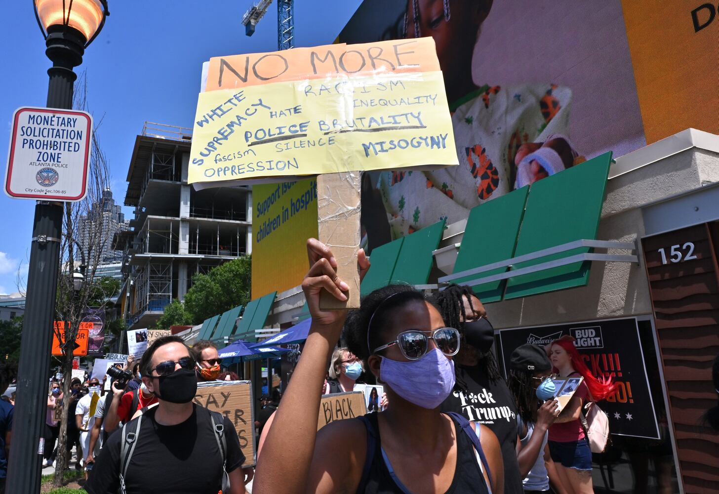 PHOTOS: Protesters gather in Atlanta over Friday’s police shooting