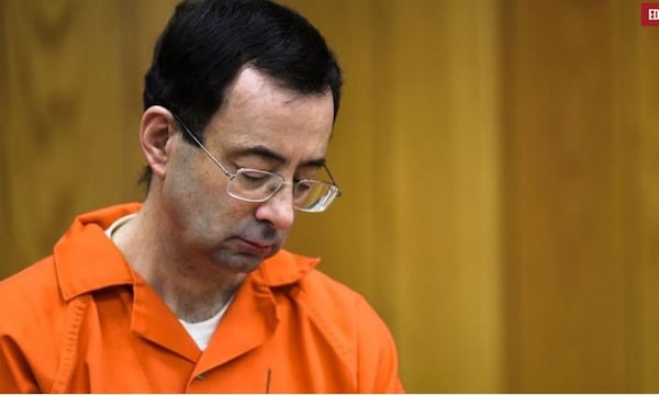 Larry Nassar was sentenced to serve the rest of his life in prison. The former USA Gymnastics physician sexually violated more than 200 girls and women. Photo: Lansing State Journal via Associated Press.