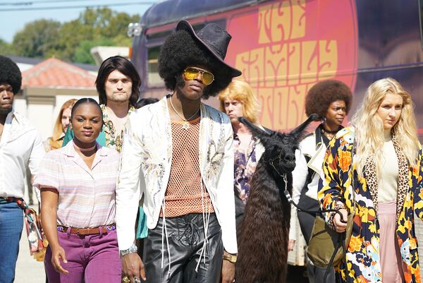 Still of DC Young Fly as Sly Stone from BET's "American Soul" episode 204. (Photo: Annette Brown/BET)