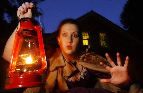 An endearing annual attraction produced by ART Station in Stone Mountain Village: the Tour of Southern Ghosts at Stone Mountain Park.  (Kimberly Smith/ AJC staff)