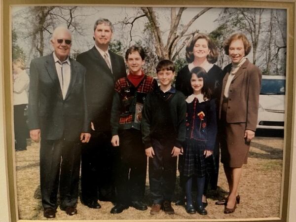 Luci Roberts family and the Carters