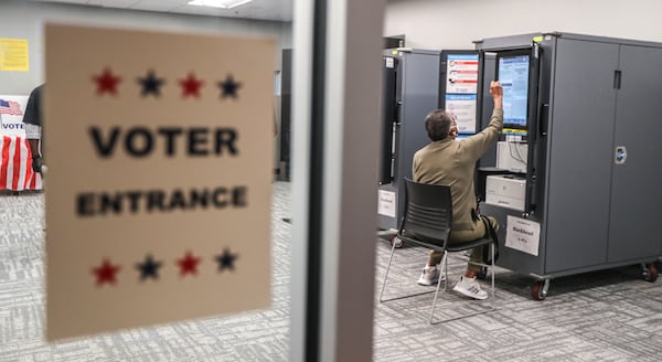 Early voting is open until Oct. 29. Election Day is Nov. 2. (John Spink / John.Spink@ajc.com)
