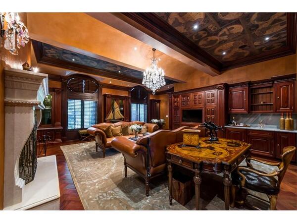 A room in the lower level of the main house. Photos: Atlanta Fine Homes Sotheby's International Realty