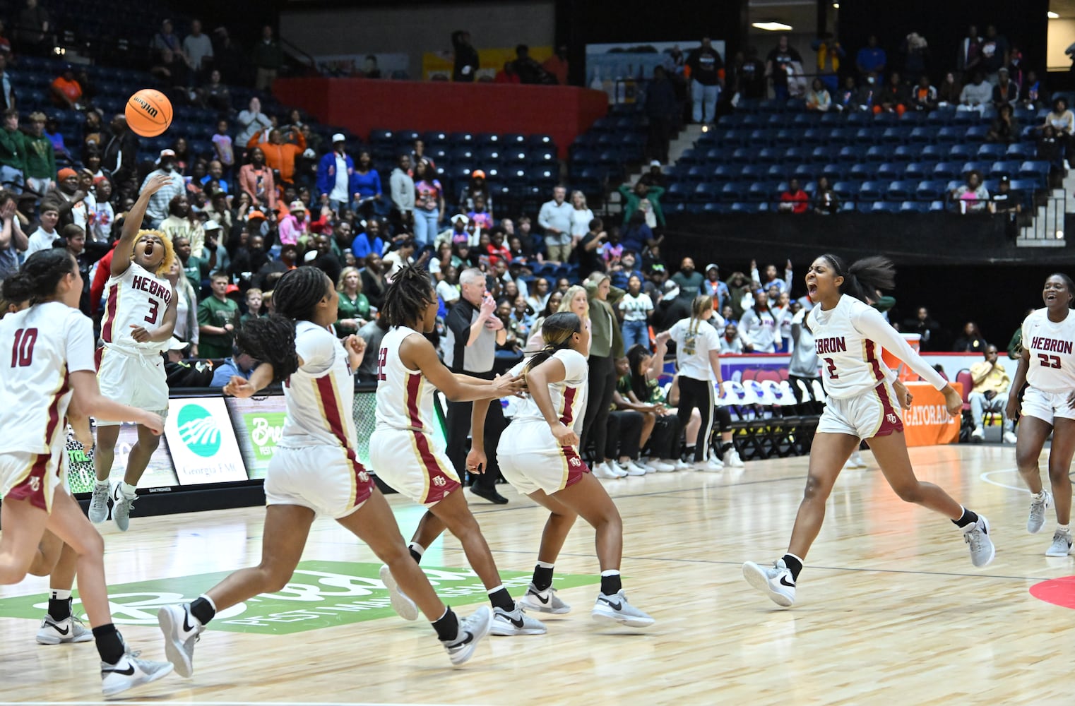 Day 3 - Class 3A Girls: Hebron Christian vs. Wesleyan