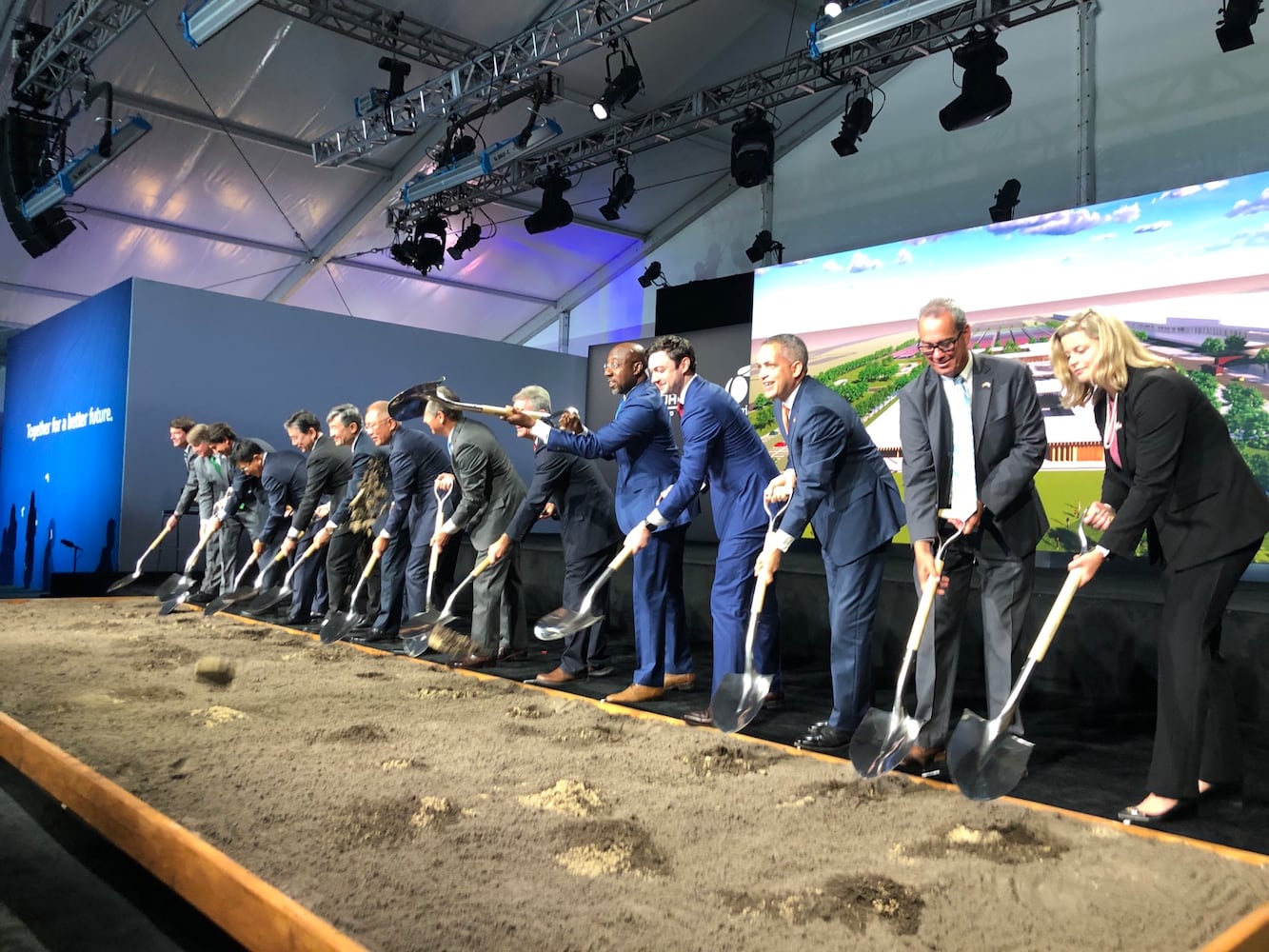 Hyundai groundbreaking 