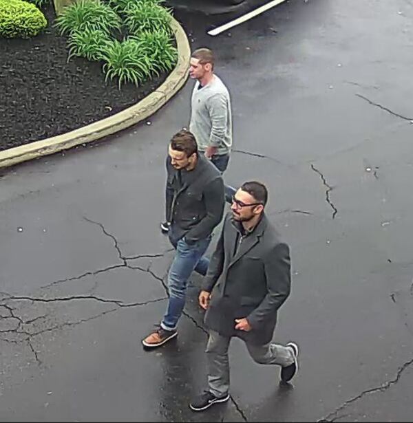 Bernie Moreno Companies is offering a reward to anyone who can identify three men who stole a Porsche SUV from its North Olmsted, Ohio, dealership.