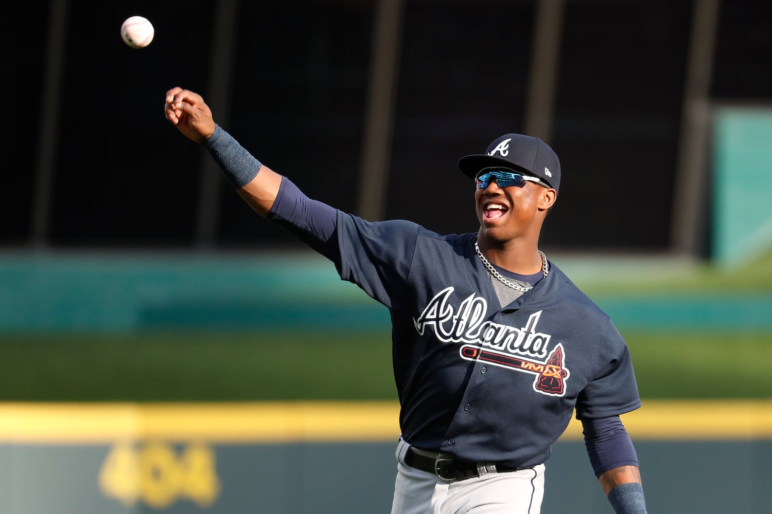 Photos: Ronald Acuna makes debut with Braves