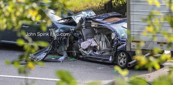 Clayton County police confirmed one person died in the crash.