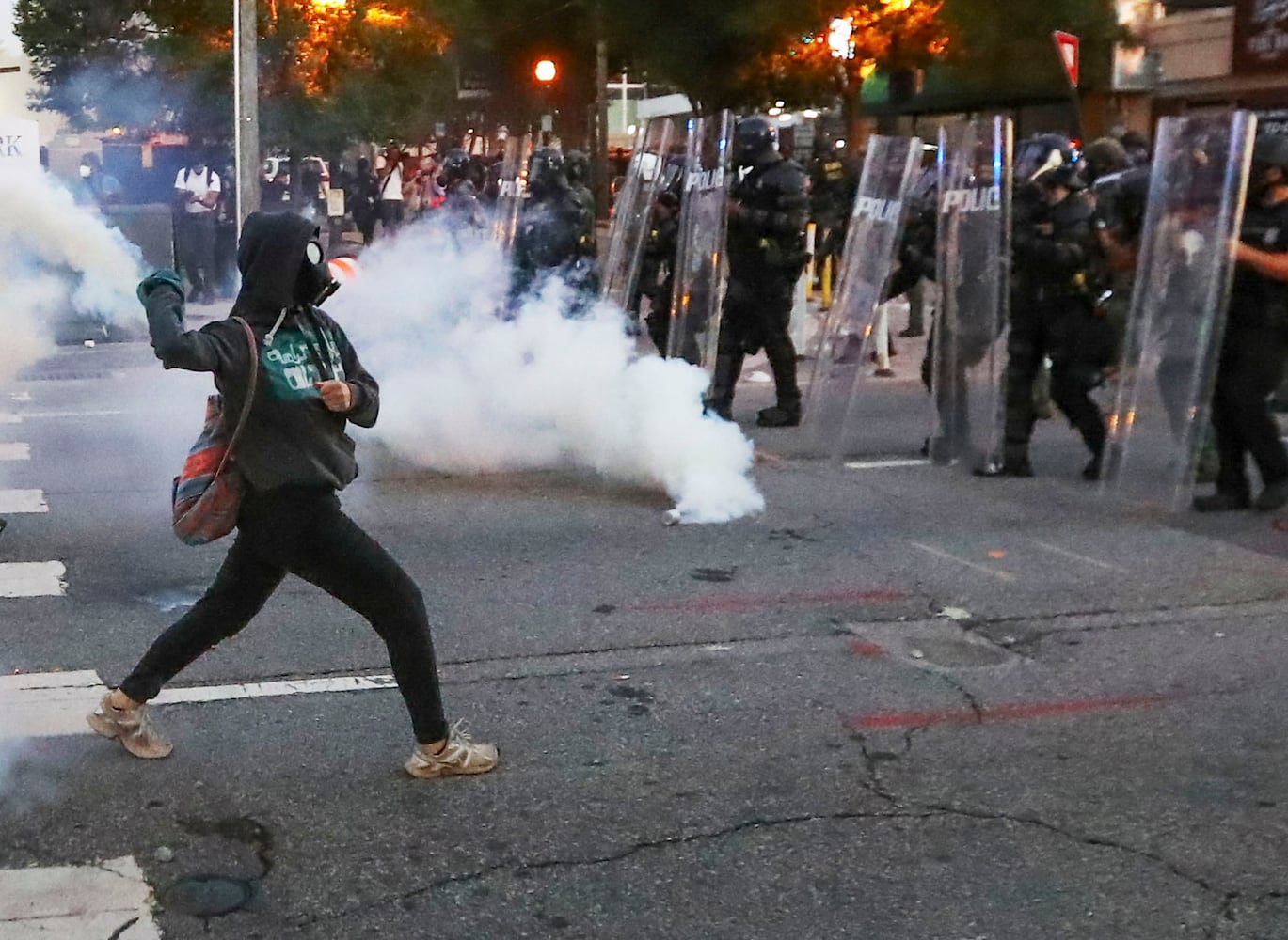 PHOTOS: Third day of protests in downtown Atlanta