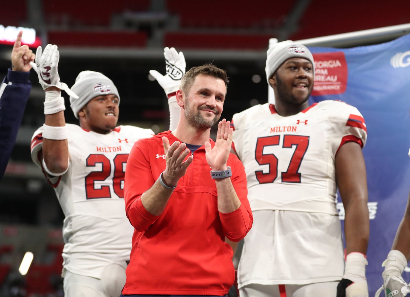 Photos: Day 2 of HS state title games at Mercedes-Benz Stadium