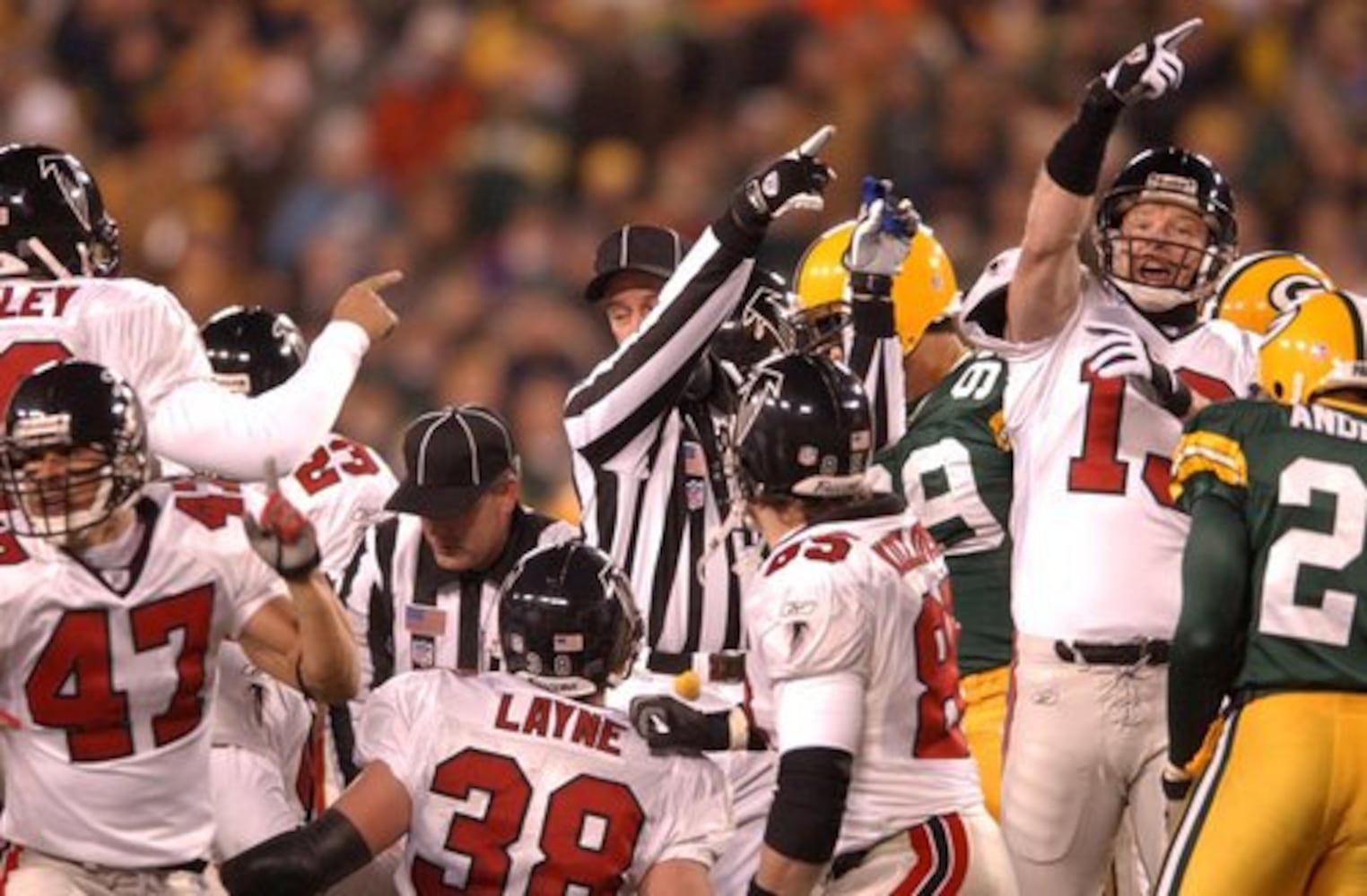 Looking back at the Falcons' 2003 playoff win in Green Bay