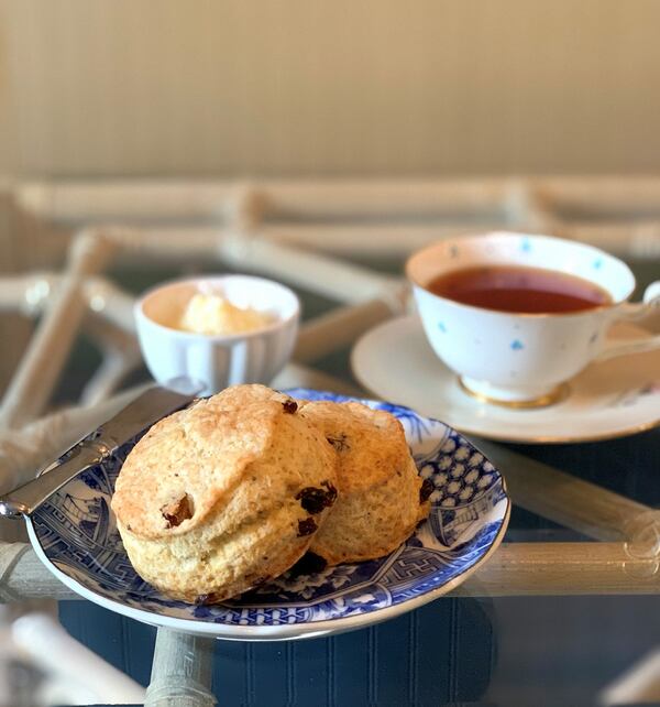 Cardamom sultana scones from Ivy Tea House. Courtesy of Ivy Tea House