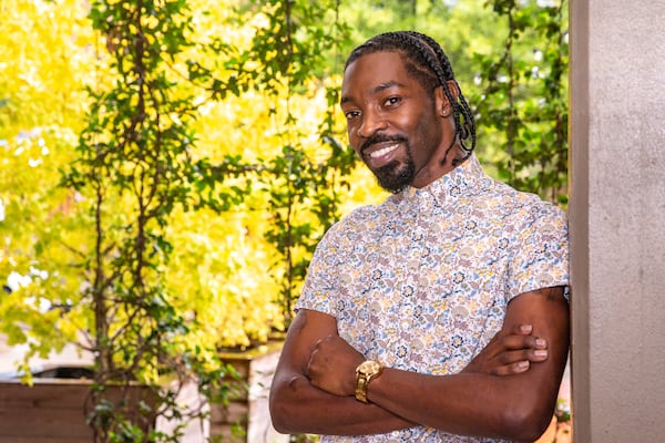 Kendoll Brinkley Brown contracted monkeypox in early August when cases were peaking and vaccines were low. He was on three vaccination waitlists when he started to experience symptoms.  Photo taken Wednesday, Oct 12, 2022.  (Jenni Girtman for The Atlanta Journal-Constitution)