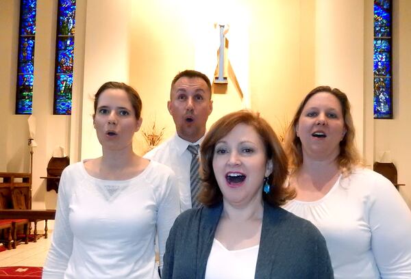 Singers from Just Voices, which will be in concert May 2 and 3. CONTRIBUTED BY PETER POLITES